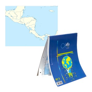 ALFA MAPAS N°3 x 40u POLITICO AMERICA CENTRAL